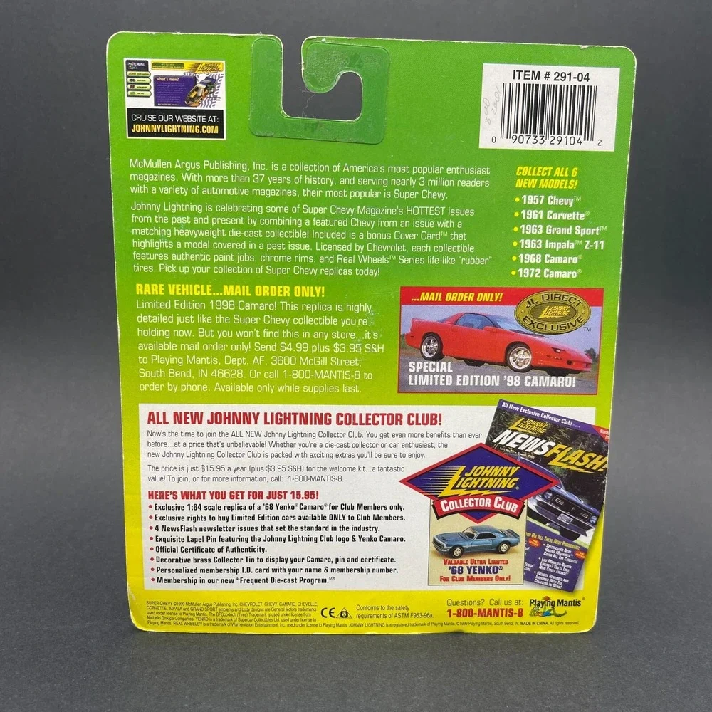 Johnny Lightning Super Chevy 1963 '63 Chevrolet Corvette Grand‎ Sport Car 1/64